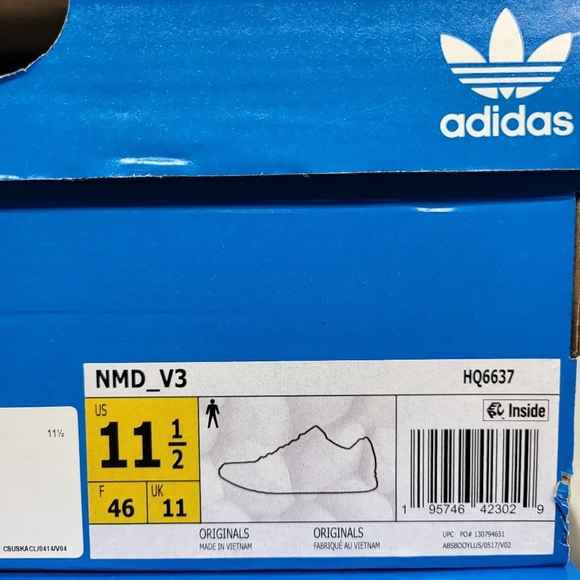New Adidas Originals Men\'s NMD_V3 Running Shoes Size 11.5